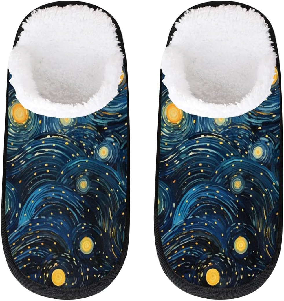 Тапочки Gublec для женщин и мужчин, уютные с нескользящей подошвой, для дома, теплые плюшевые тапочки для дома, спальни и путешествий, Abstract Starry Sky
Тапочки Gublec для женщин и мужчин, уютные с нескользящей подошвой, для дома, теплые плюшевые тапочки для дома, спальни и путешествий, Abstract Starry Sky