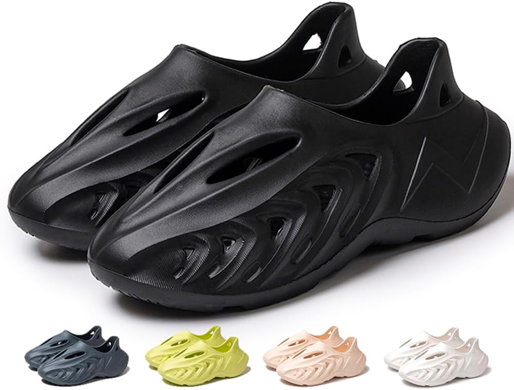 Vioxthak Повседневные спортивные кроссовки Foam Runner с открытым носком, шлепанцы Cloud Slides, обувь для ходьбы, кроссовки Foam Runners, кроссовки для воды, мягкие пляжные сандалии для женщин и мужчин, черный
Vioxthak Повседневные спортивные кроссовки Foam Runner с открытым носком, шлепанцы Cloud Slides, обувь для ходьбы, кроссовки Foam Runners, кроссовки для воды, мягкие пляжные сандалии для женщин и мужчин, черный