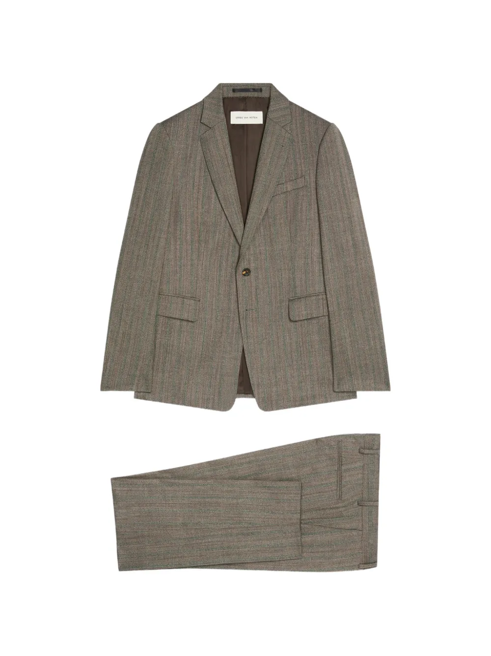 Костюм с карманами Dries Van Noten, коричневый
Костюм с карманами Dries Van Noten, коричневый
