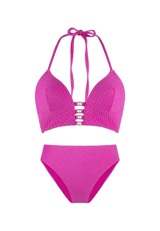 Комплект бикини с подкладкой треугольный Lingadore, розовый
Комплект бикини с подкладкой треугольный Lingadore, розовый