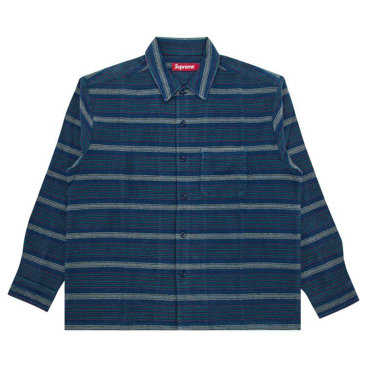 Рубашка Supreme Woven Stripe Shirt, Blue
Рубашка Supreme Woven Stripe Shirt, Blue