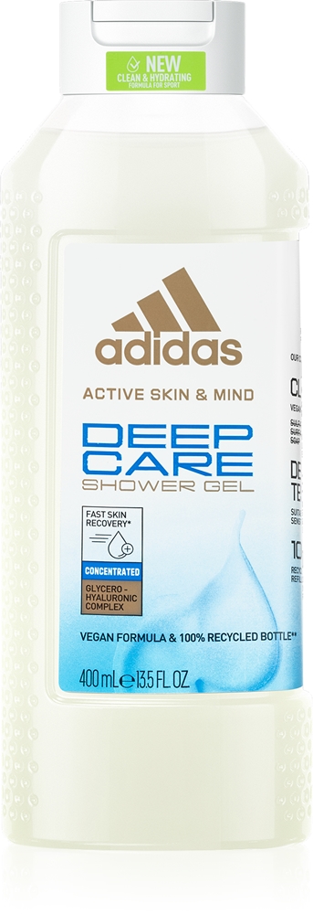 Гель для душа с гиалуроновой кислотой для глубокого ухода за кожей Adidas, 400 мл
Гель для душа с гиалуроновой кислотой для глубокого ухода за кожей Adidas, 400 мл