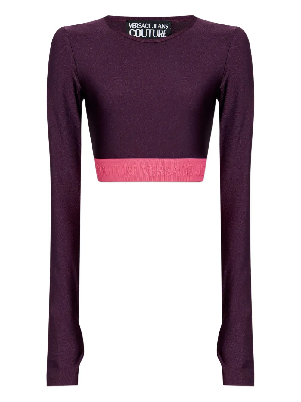 Футболка с длинными рукавами и логотипом Versace Jeans Couture, фиолетовый
Футболка с длинными рукавами и логотипом Versace Jeans Couture, фиолетовый