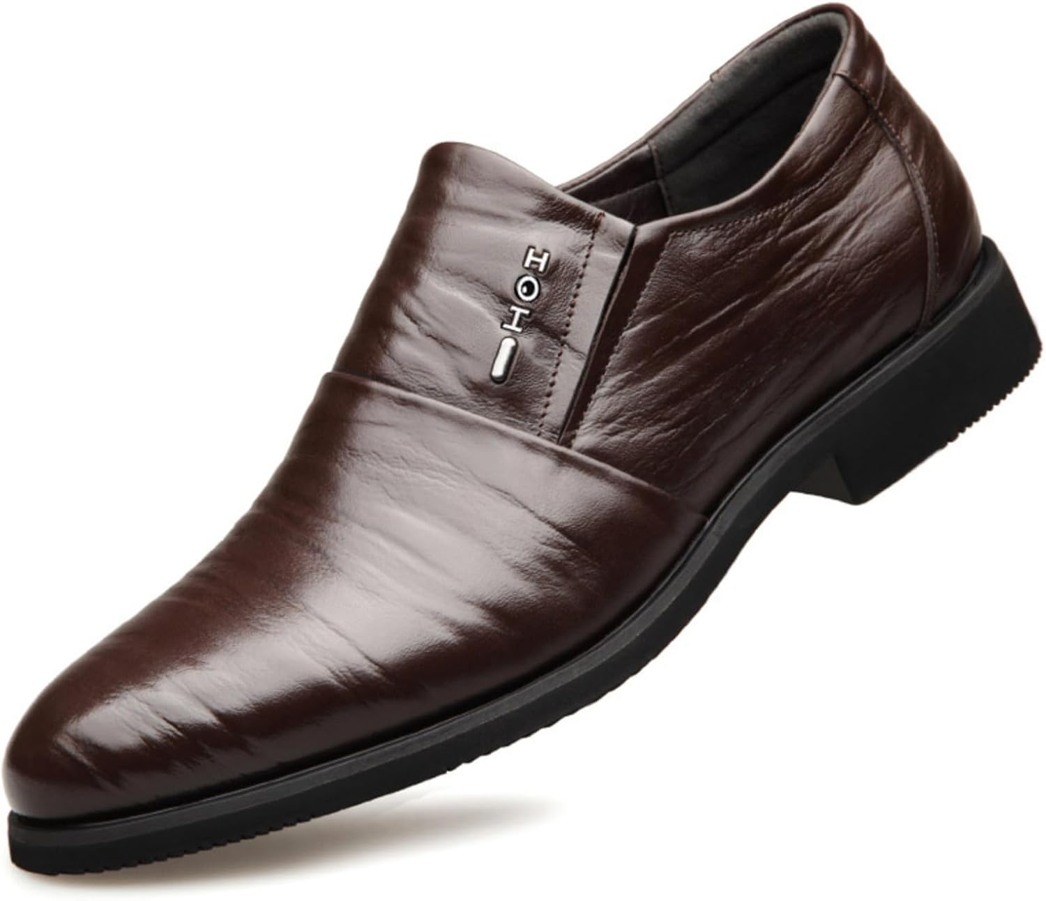 Мужские черные кожаные оксфорды без шнурков - заостренный носок, классические туфли для бизнеса и торжественных случаев Aokisx
Мужские черные кожаные оксфорды без шнурков - заостренный носок, классические туфли для бизнеса и торжественных случаев Aokisx