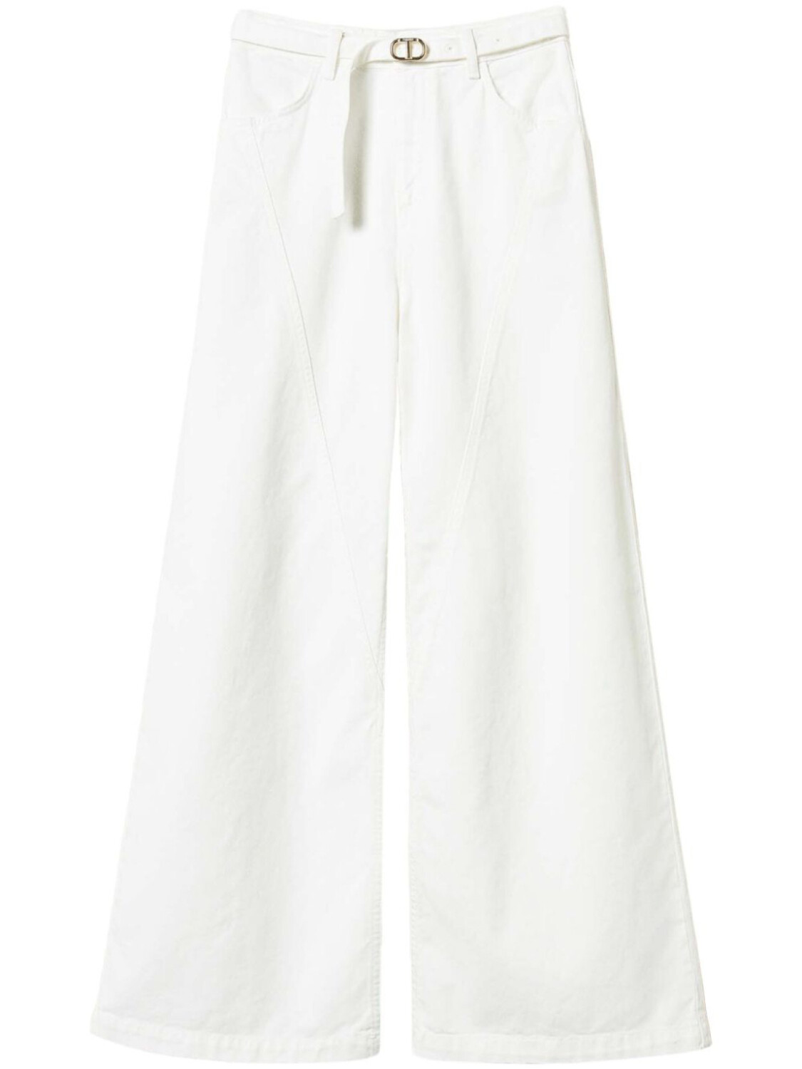 TWINSET широкие джинсы Oval T, белый
TWINSET широкие джинсы Oval T, белый