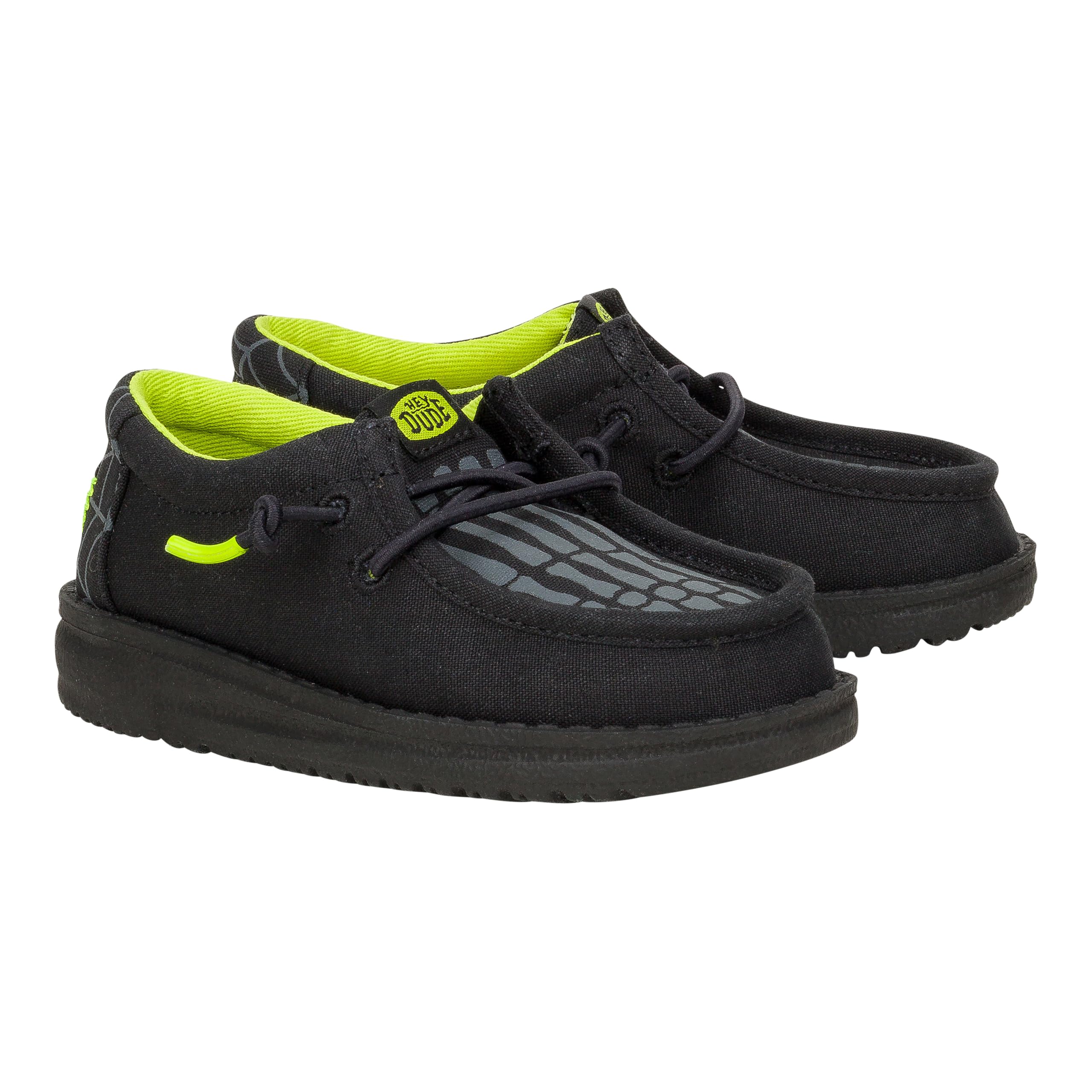 Кроссовки Hey Dude Kids Wally T Skeleton Feet, черный/белый
Кроссовки Hey Dude Kids Wally T Skeleton Feet, черный/белый