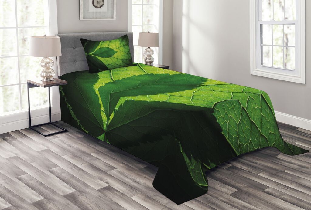 Комплект покрывала ABAKUHAUS Leaves, Eco из листьев бразильского дерева, комплект с моющимися наволочками, для односпальных кроватей 170 x 220 см, оливковый и темно-зеленый
Комплект покрывала ABAKUHAUS Leaves, Eco из листьев бразильского дерева, комплект с моющимися наволочками, для односпальных кроватей 170 x 220 см, оливковый и темно-зеленый