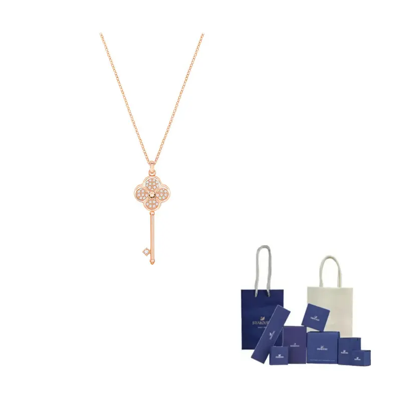 Кулоны на шею для женщин Swarovski, розовый золотой
Кулоны на шею для женщин Swarovski, розовый золотой