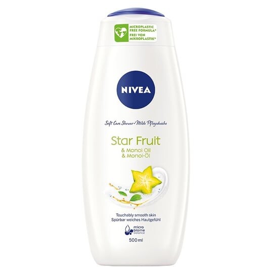 Гель для душа Nivea, Star Fruit & Monoi Oil Soft Care 500мл
Гель для душа Nivea, Star Fruit & Monoi Oil Soft Care 500мл