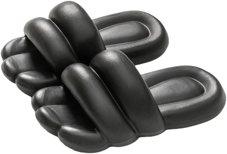 Тапочки Supsound для женщин и мужчин, Тапочки-подушки для ванной, Очень удобные, С толстым мягким подошвой, черный
Тапочки Supsound для женщин и мужчин, Тапочки-подушки для ванной, Очень удобные, С толстым мягким подошвой, черный