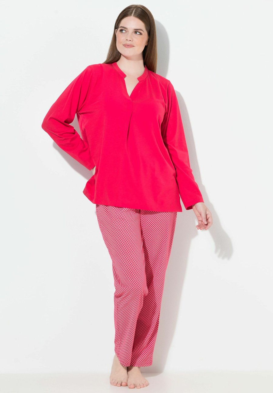 Пижамный комплект Ulla Popken MUSTER LANGARM SET, Magenta/Pink
Пижамный комплект Ulla Popken MUSTER LANGARM SET, Magenta/Pink