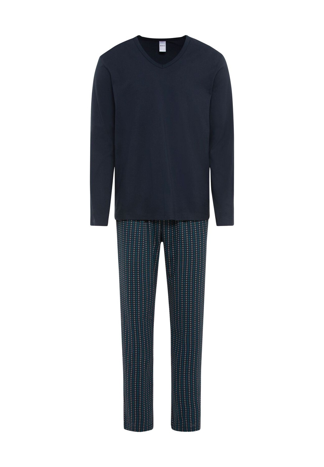 Мужская пижама с v-образным вырезом и эластичной резинкой на талии CALIDA, цвет Danube Blue
Мужская пижама с v-образным вырезом и эластичной резинкой на талии CALIDA, цвет Danube Blue