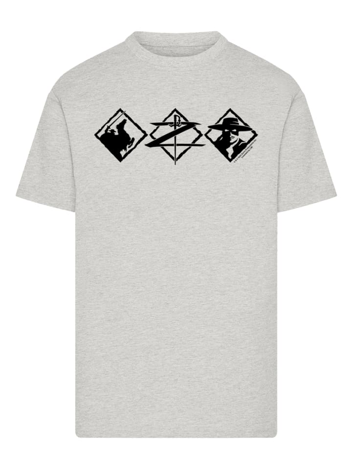 Футболка Zorro Diamond Trio в пестром сером цвете F4NT4STIC
Футболка Zorro Diamond Trio в пестром сером цвете F4NT4STIC