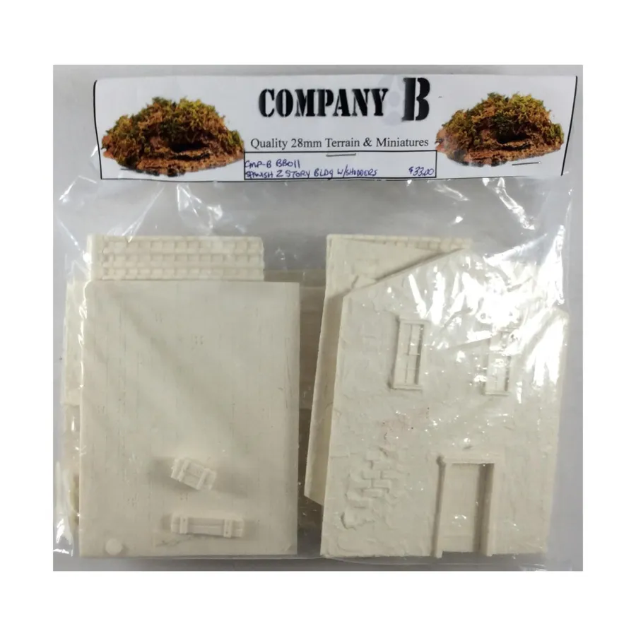 Двухэтажное испанское здание с вздрагиваниями, Terrain - Resin (28mm) (Company B)
Двухэтажное испанское здание с вздрагиваниями, Terrain - Resin (28mm) (Company B)