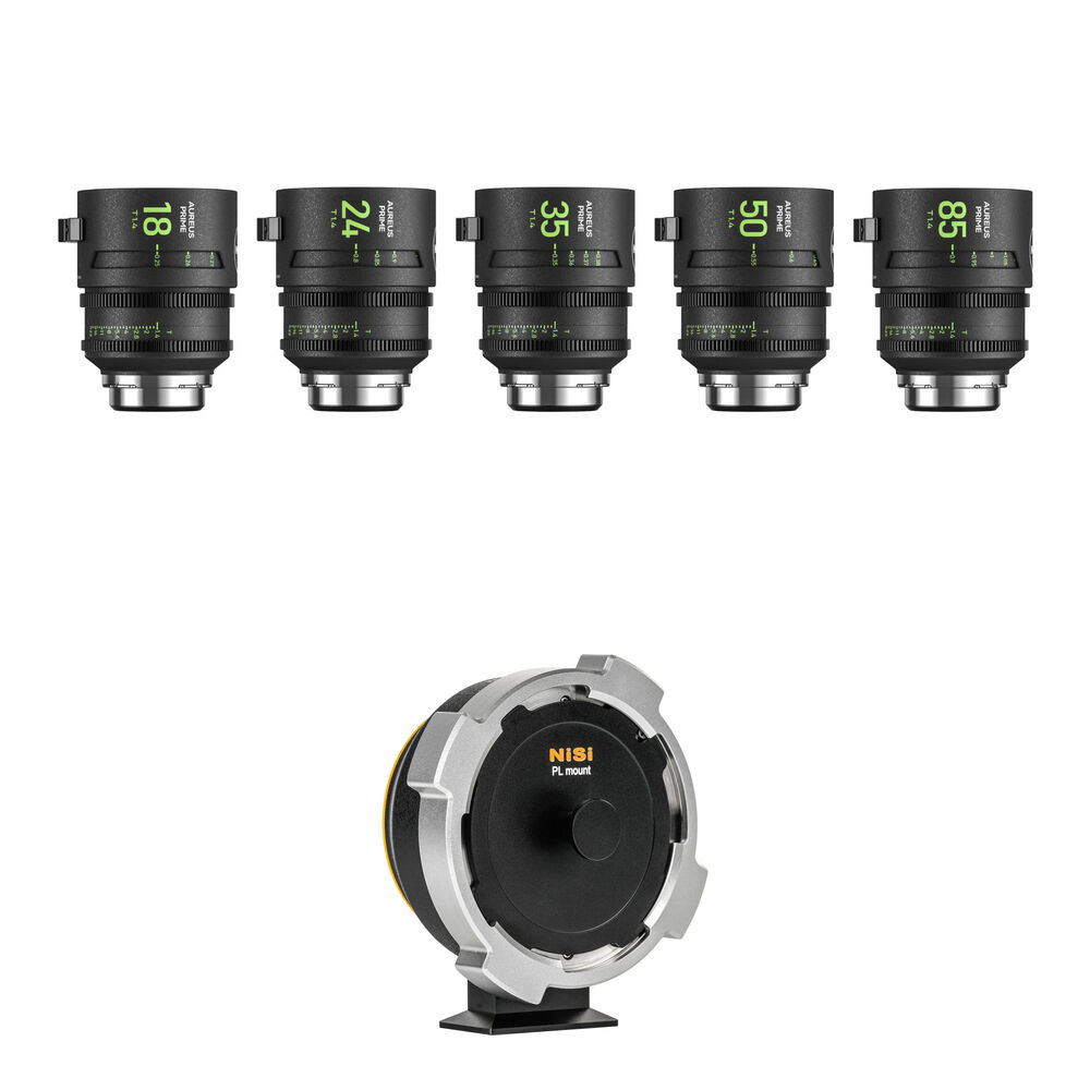 Кинообъектив NiSi AUREUS PRIME T1.4 Cinema 5-Lens Kit (ARRI PL, Canon RF)
Кинообъектив NiSi AUREUS PRIME T1.4 Cinema 5-Lens Kit (ARRI PL, Canon RF)
