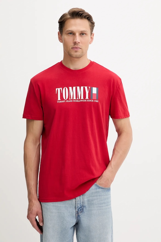 Хлопковая футболка Tommy Jeans, красный
Хлопковая футболка Tommy Jeans, красный