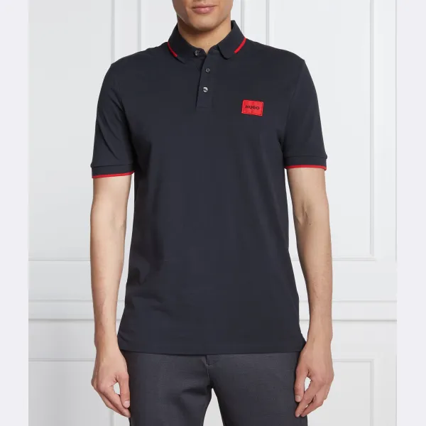 Рубашка-Поло узкого кроя из дерезина Hugo, синий
Рубашка-Поло узкого кроя из дерезина Hugo, синий