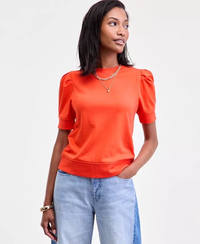 Женская толстовка из французского трикотажа с рукавами-фонариками On 34th, оранжевый
Женская толстовка из французского трикотажа с рукавами-фонариками On 34th, оранжевый