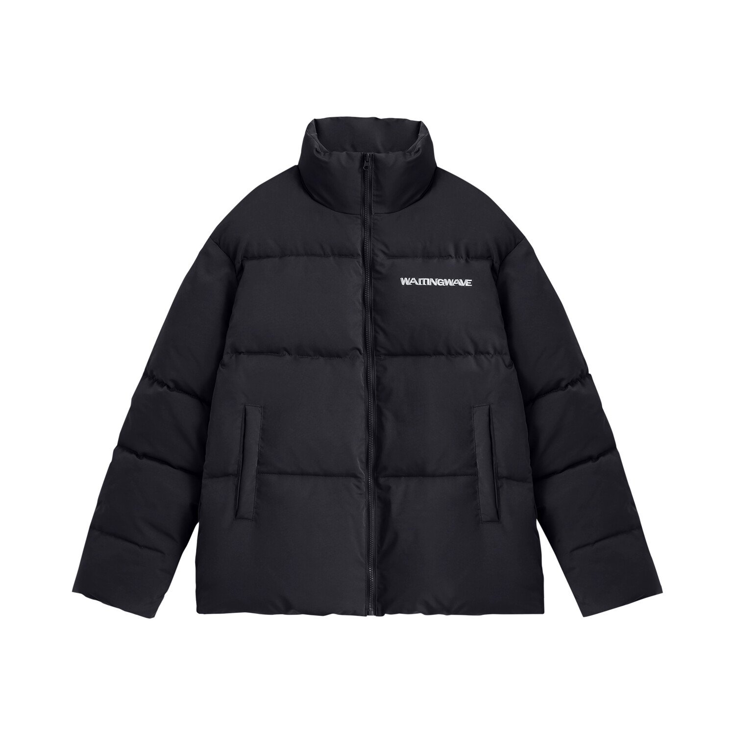 Стеганая куртка унисекс WAITINGWAVE, Черный 
Стеганая куртка унисекс WAITINGWAVE, Черный