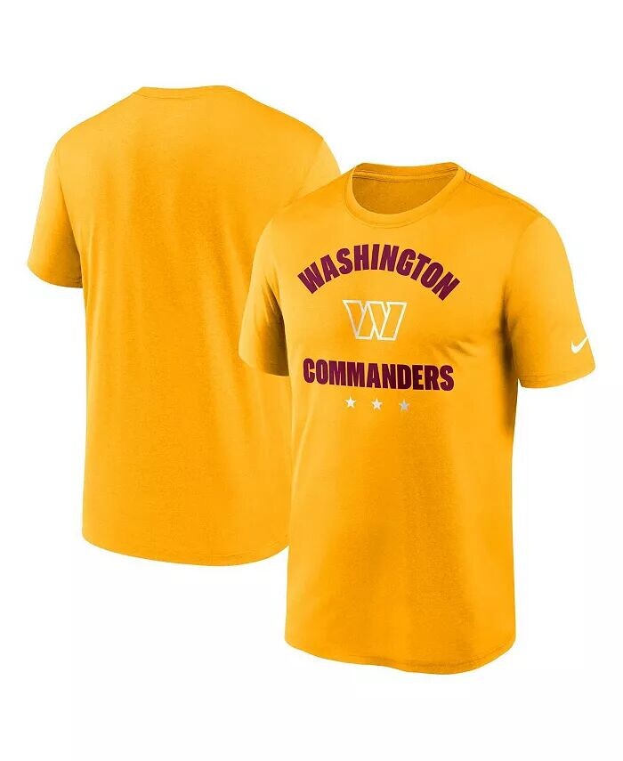Мужская золотая футболка Washington Commanders Arch Legend Nike
Мужская золотая футболка Washington Commanders Arch Legend Nike
