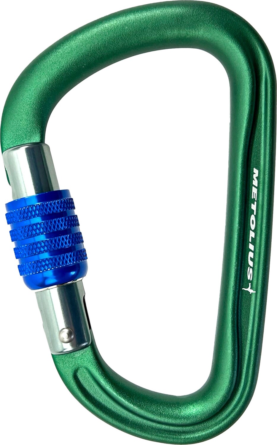 Карабин с винтовым замком Metolius, зеленый
Карабин с винтовым замком Metolius, зеленый