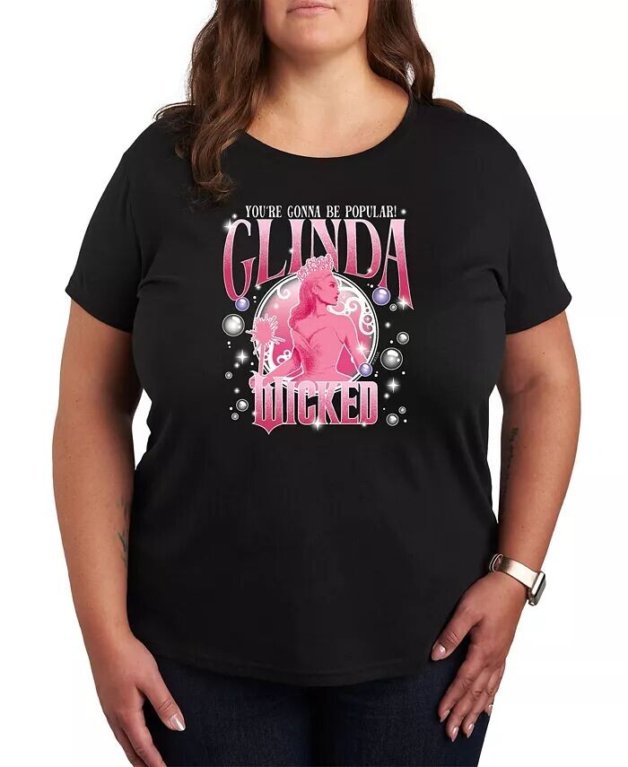 Футболка с круглым вырезом и принтом Wicked Glinda Plus Size Hybrid Apparel, черный
Футболка с круглым вырезом и принтом Wicked Glinda Plus Size Hybrid Apparel, черный