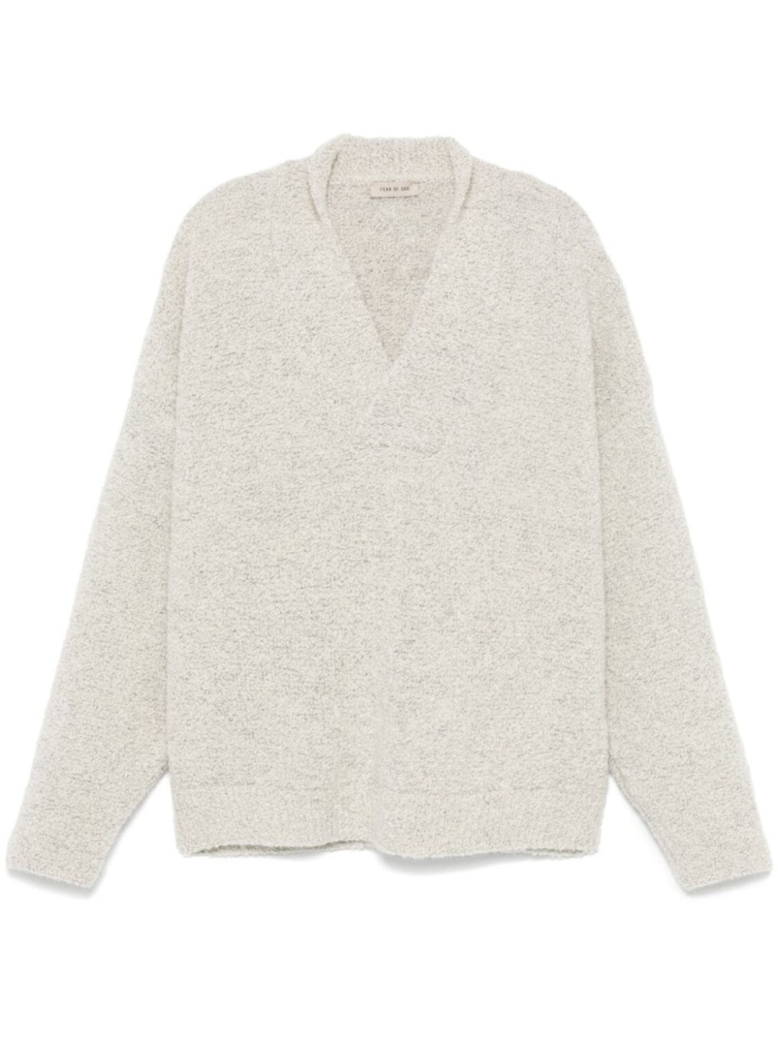 Свитер с V-образным вырезом Fear Of God, белый
Свитер с V-образным вырезом Fear Of God, белый