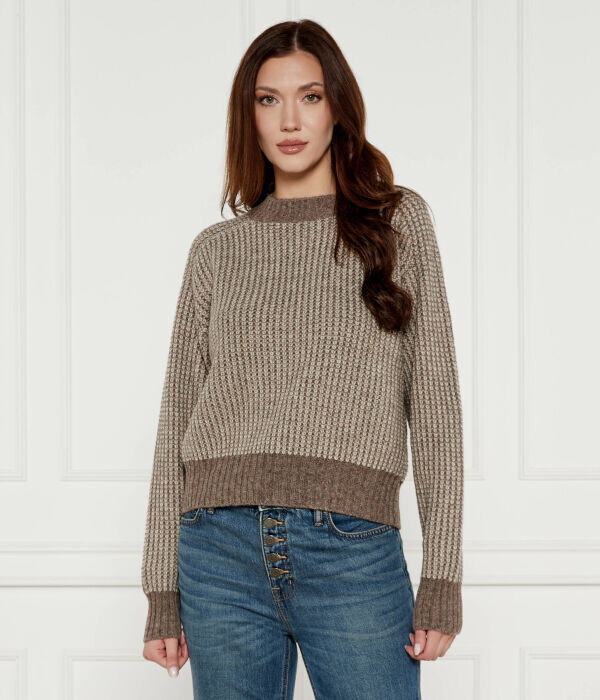 Свитер женский Max&Co. шерстяной с окантовкой, коричневый
Свитер женский Max&Co. шерстяной с окантовкой, коричневый