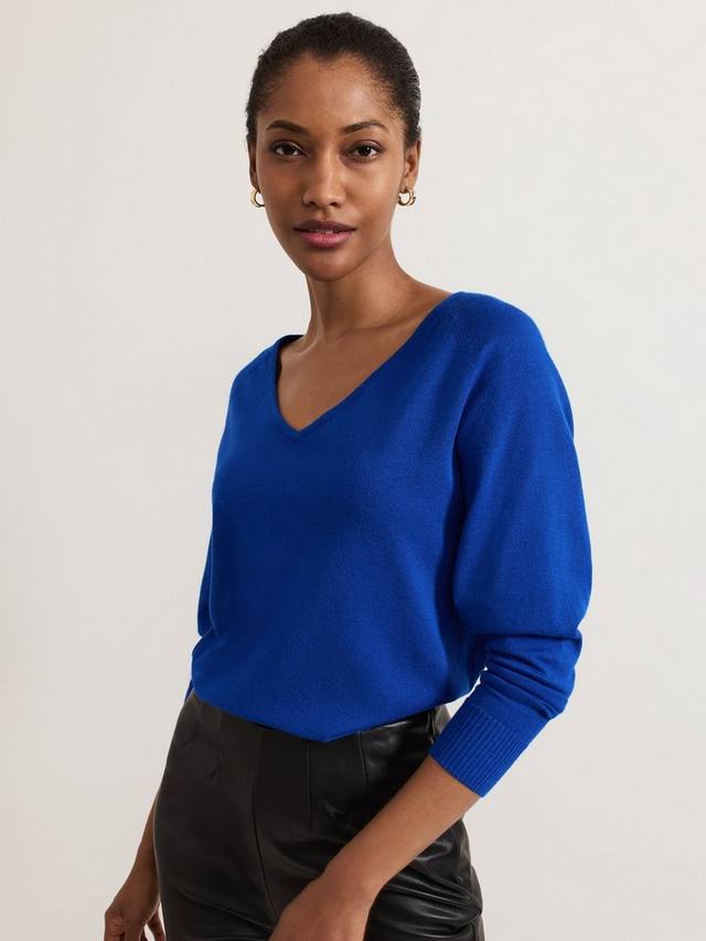 Джемпер senita с v-образным вырезом Phase Eight, синий
Джемпер senita с v-образным вырезом Phase Eight, синий