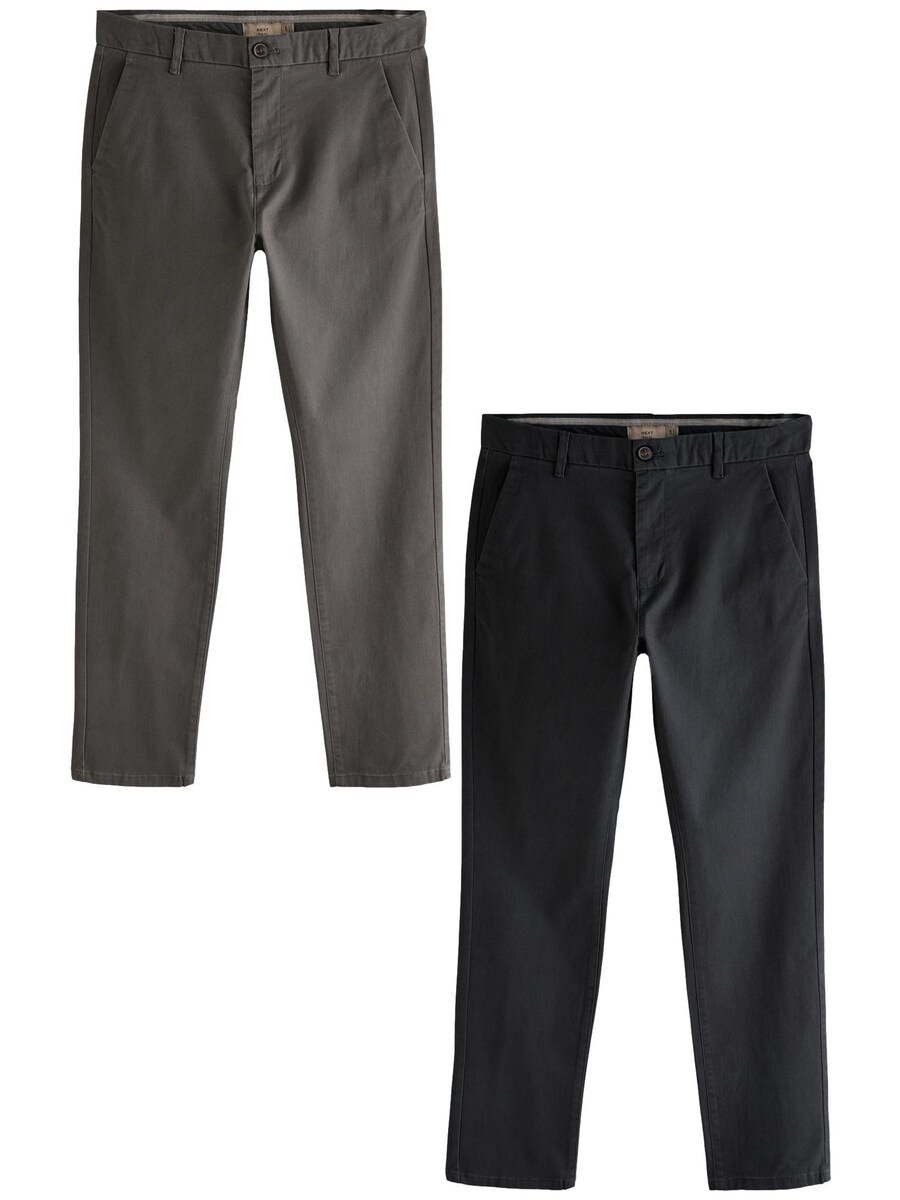 Облегающие брюки-чинос Next, цвет Muddy colored/Black 
Облегающие брюки-чинос Next, цвет Muddy colored/Black