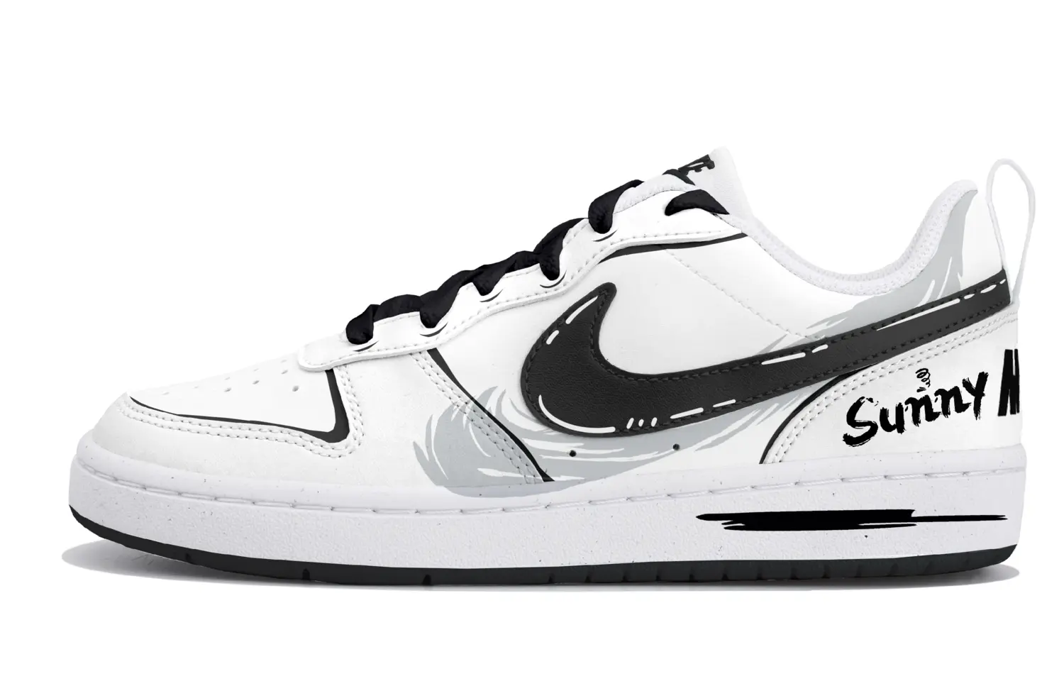 Court Borough Sunny Wind Graffiti Low top Детские скейтбординг кроссовки Черный Белый Серый Подростки Nike, черный белый серый
Court Borough Sunny Wind Graffiti Low top Детские скейтбординг кроссовки Черный Белый Серый Подростки Nike, черный белый серый