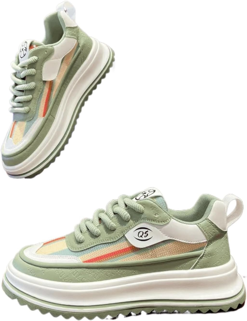 Мужские платформенные кроссовки с дышащей сеткой, повседневные с толстой подошвой для ежедневной ходьбы и комфортной носки Azttoztto, зеленый
Мужские платформенные кроссовки с дышащей сеткой, повседневные с толстой подошвой для ежедневной ходьбы и комфортной носки Azttoztto, зеленый