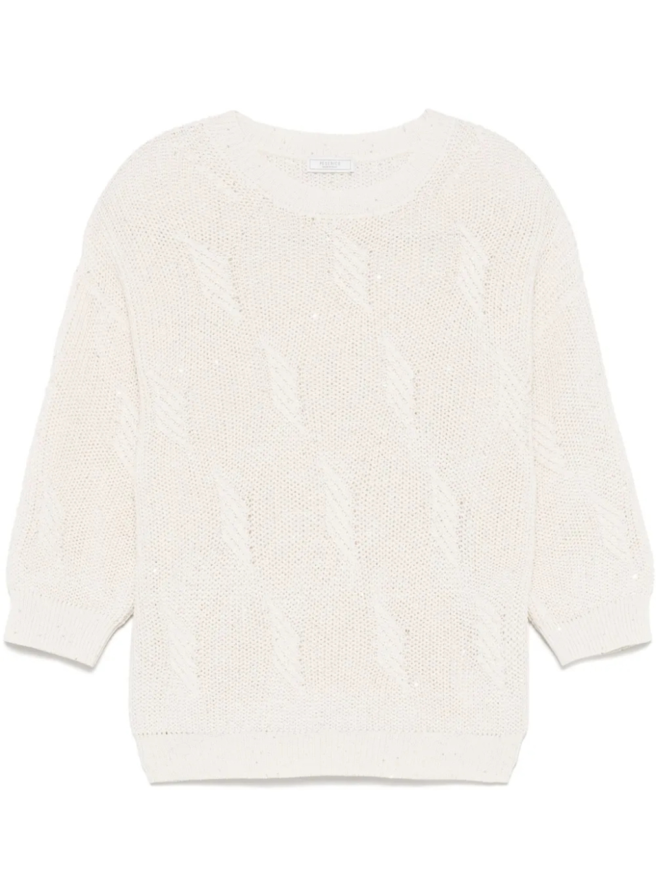 Peserico свитер с пайетками, нейтральный
Peserico свитер с пайетками, нейтральный