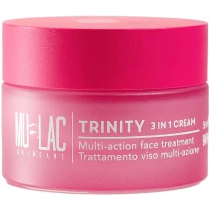 Cosmetics Trinity 3 в 1 Многофункциональный увлажняющий крем для лица 50 мл веганский, 94% натурального происхождения, Mulac
Cosmetics Trinity 3 в 1 Многофункциональный увлажняющий крем для лица 50 мл веганский, 94% натурального происхождения, Mulac