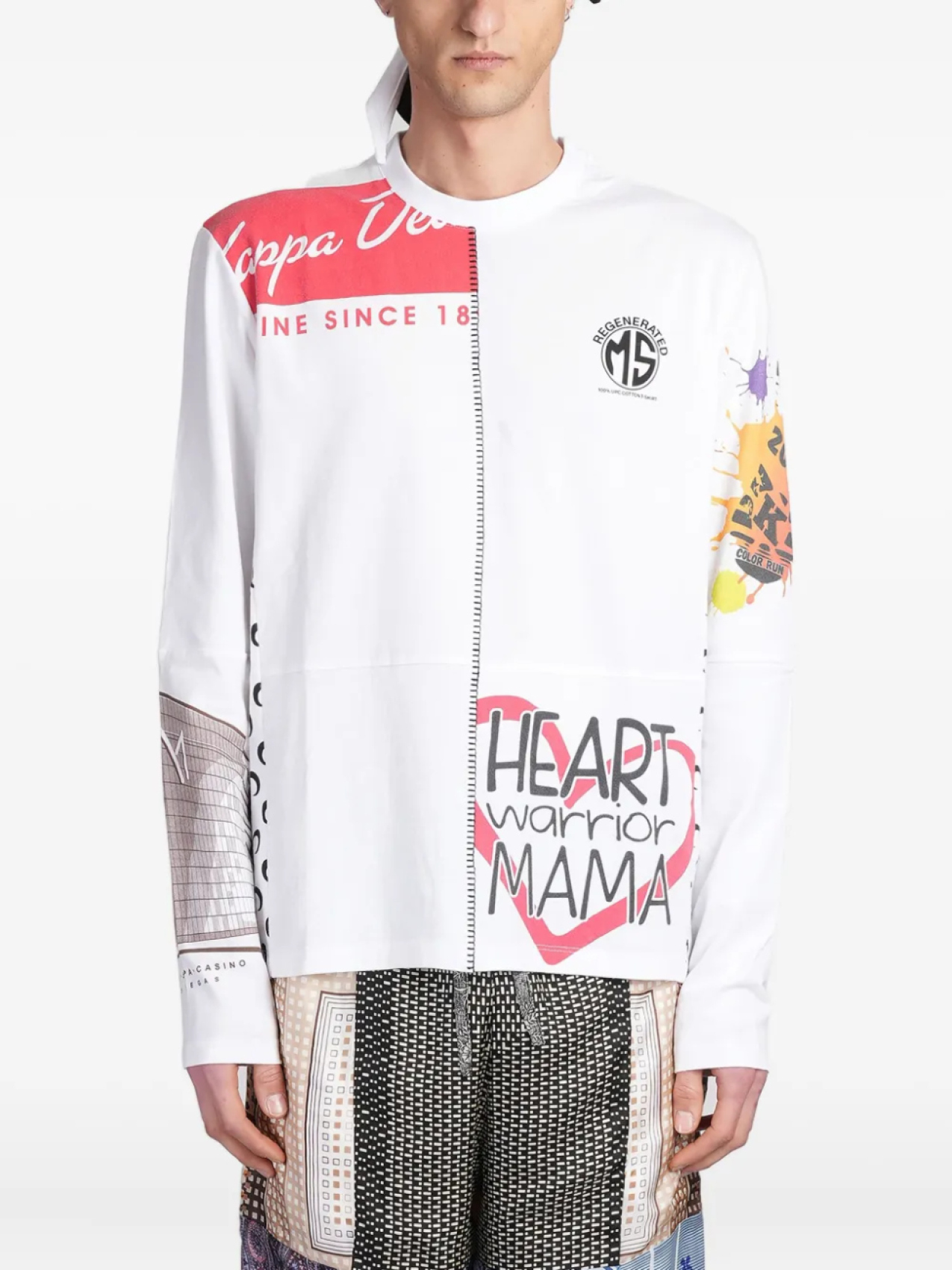 Marine Serre Upcycled Футболка, белый
Marine Serre Upcycled Футболка, белый