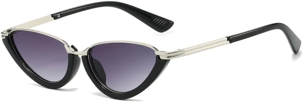 Ретро маленькие солнцезащитные очки «кошачий глаз» для женщин, модные прозрачные линзы Ocean, защита от УФ-излучения UV400 для мужчин, трендовые градиентные линзы TYUVIVO, Black Silver Grey
Ретро маленькие солнцезащитные очки «кошачий глаз» для женщин, модные прозрачные линзы Ocean, защита от УФ-излучения UV400 для мужчин, трендовые градиентные линзы TYUVIVO, Black Silver Grey