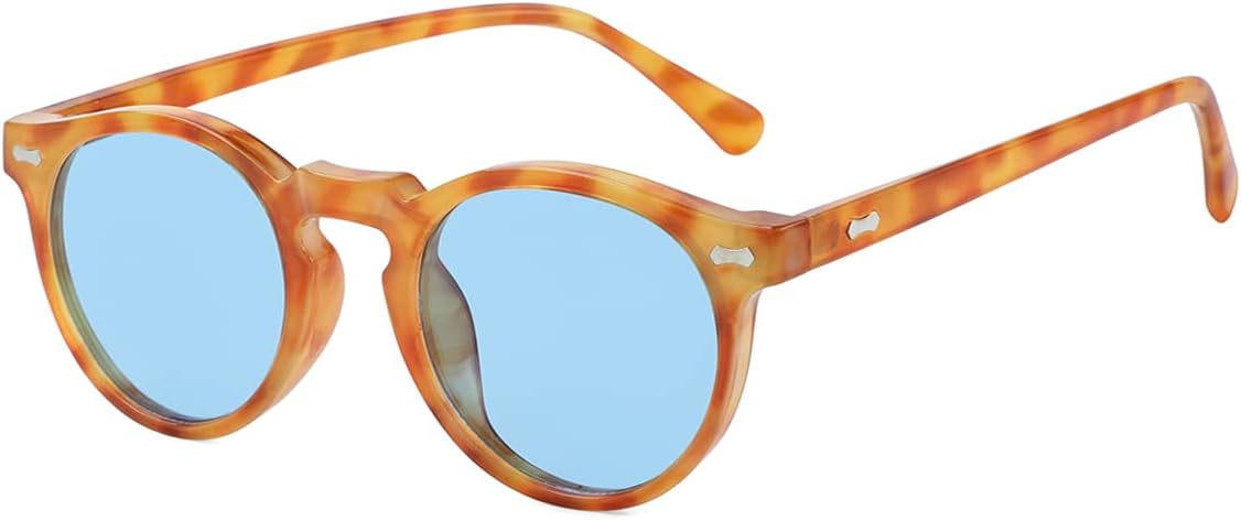 Солнцезащитные очки Gleyemor Vintage Polarized для мужчин, круглые, с защитой UV400, в ретро-стиле, с оправой из ацетата ручной работы, 051 Yellow Tortoise Frame/Clear Blue Lens
Солнцезащитные очки Gleyemor Vintage Polarized для мужчин, круглые, с защитой UV400, в ретро-стиле, с оправой из ацетата ручной работы, 051 Yellow Tortoise Frame/Clear Blue Lens