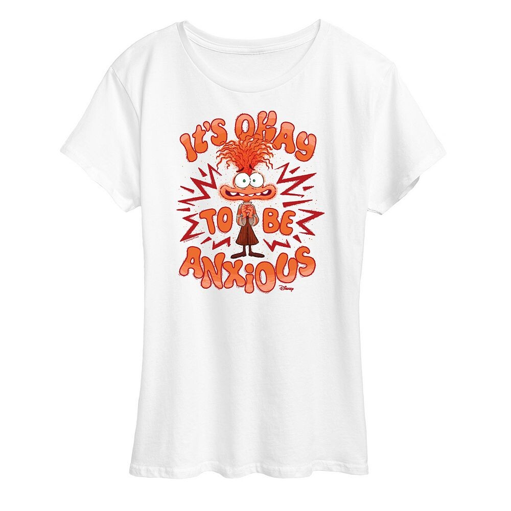 Женская футболка с рисунком «Все в порядке» Disney/Pixar's Inside Out 2 Anxiety Disney / Pixar, белый
Женская футболка с рисунком «Все в порядке» Disney/Pixar's Inside Out 2 Anxiety Disney / Pixar, белый