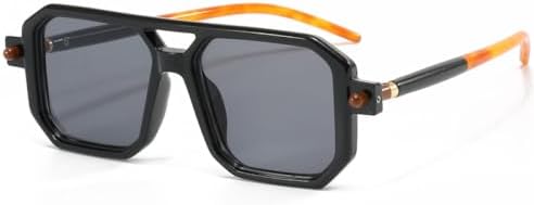 Винтажные квадратные солнцезащитные очки с двойной дужкой, модные, модель 2026 года, зеркало в виде пудинга из тофу, уличная фотосессия, плоское зеркало, женские MTZJH, Black Grey
Винтажные квадратные солнцезащитные очки с двойной дужкой, модные, модель 2026 года, зеркало в виде пудинга из тофу, уличная фотосессия, плоское зеркало, женские MTZJH, Black Grey