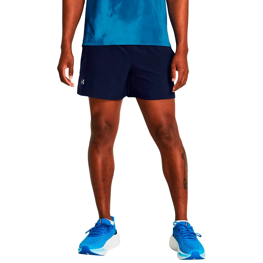 Шорты Under Armour Launch 5in Unlined, синий 
Шорты Under Armour Launch 5in Unlined, синий