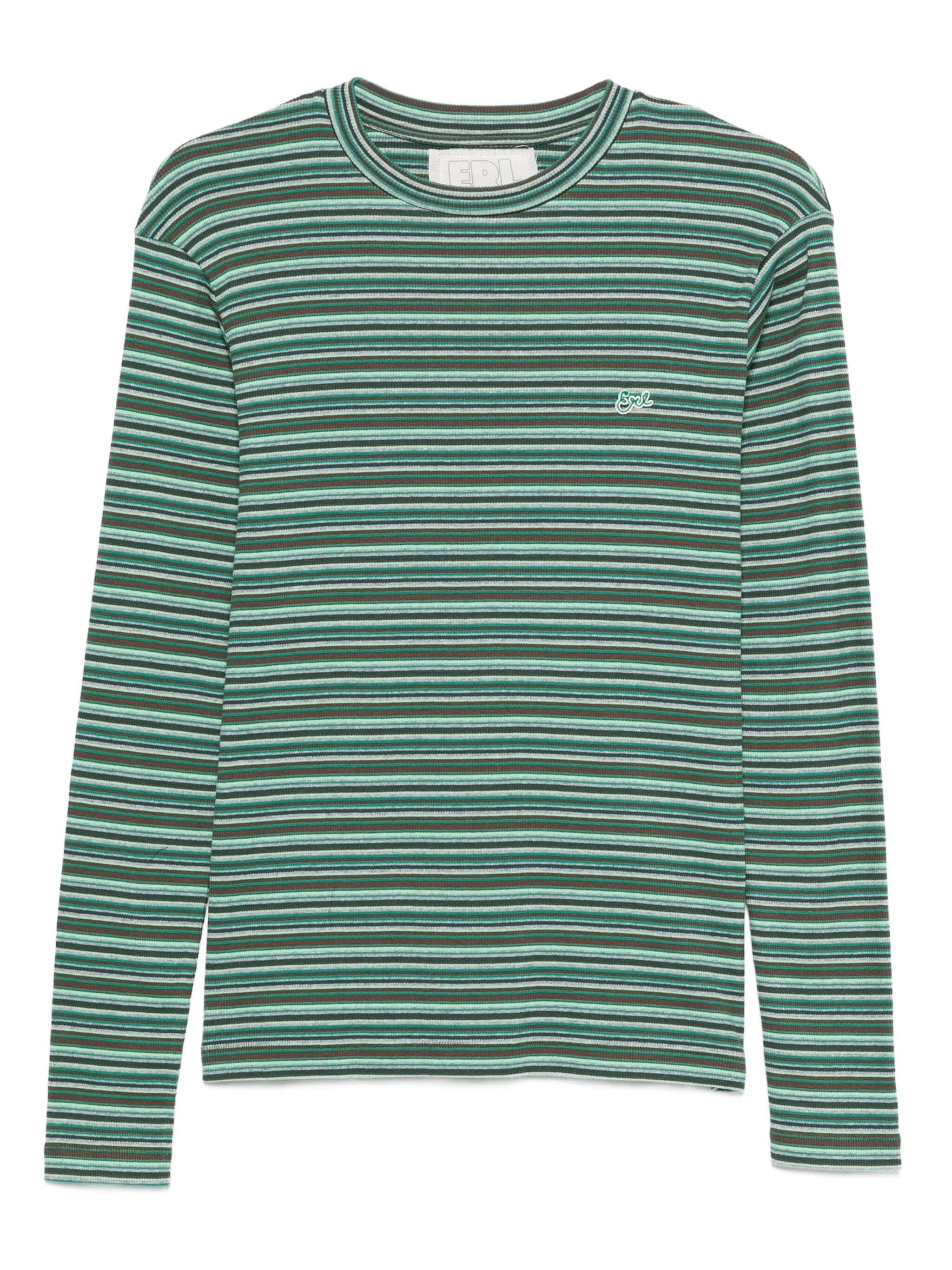 Футболка в полоску Erl, зеленый
Футболка в полоску Erl, зеленый