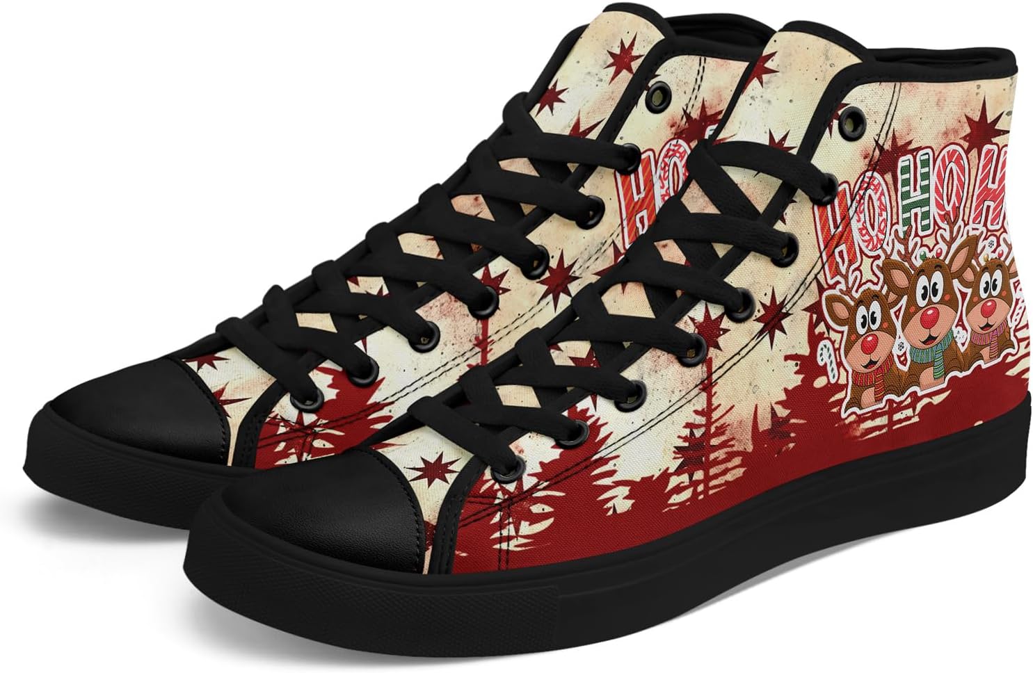 Высокие кеды на холщовой подошве AWSOLE для мужчин и женщин, с принтом Санты, забавные рождественские повседневные кроссовки для ходьбы, черный/красный/зеленый/бежевый
Высокие кеды на холщовой подошве AWSOLE для мужчин и женщин, с принтом Санты, забавные рождественские повседневные кроссовки для ходьбы, черный/красный/зеленый/бежевый