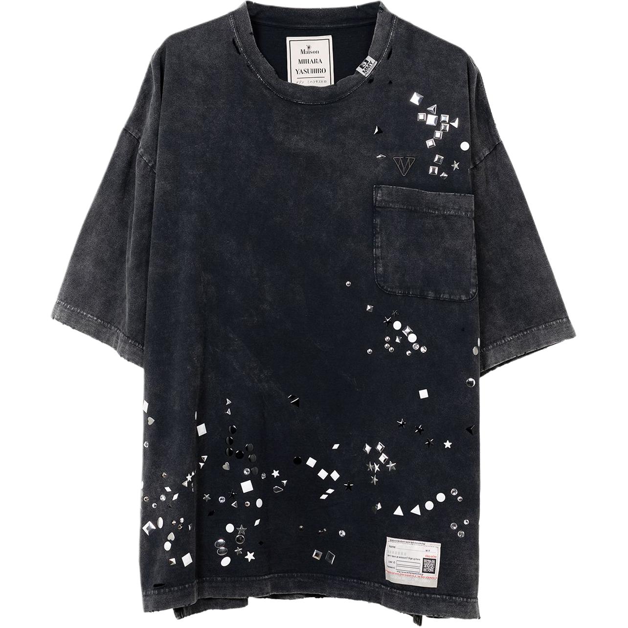 Футболка с принтом и вышивкой Maison Mihara Yasuhiro, черный
Футболка с принтом и вышивкой Maison Mihara Yasuhiro, черный