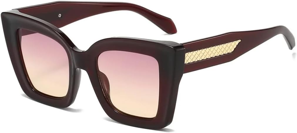 Солнцезащитные очки для мужчин и женщин - защита UV400 - прозрачные градиентные очки в стиле панк, конфетные, для занятий спортом на открытом воздухе и вождения DSVIGF, Red
Солнцезащитные очки для мужчин и женщин - защита UV400 - прозрачные градиентные очки в стиле панк, конфетные, для занятий спортом на открытом воздухе и вождения DSVIGF, Red