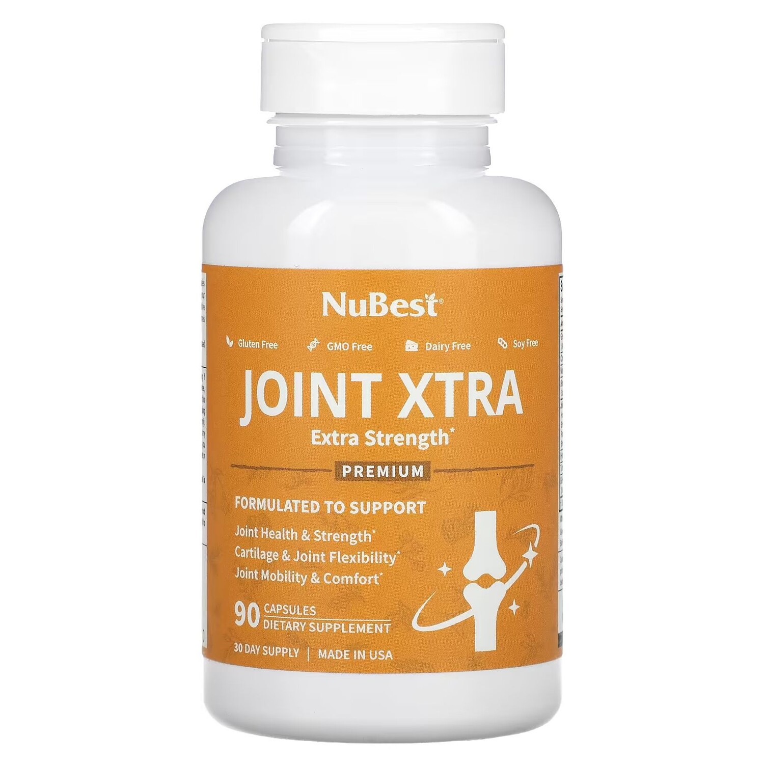 Joint Xtra, повышенная сила, 90 капсул Nubest 
Joint Xtra, повышенная сила, 90 капсул Nubest