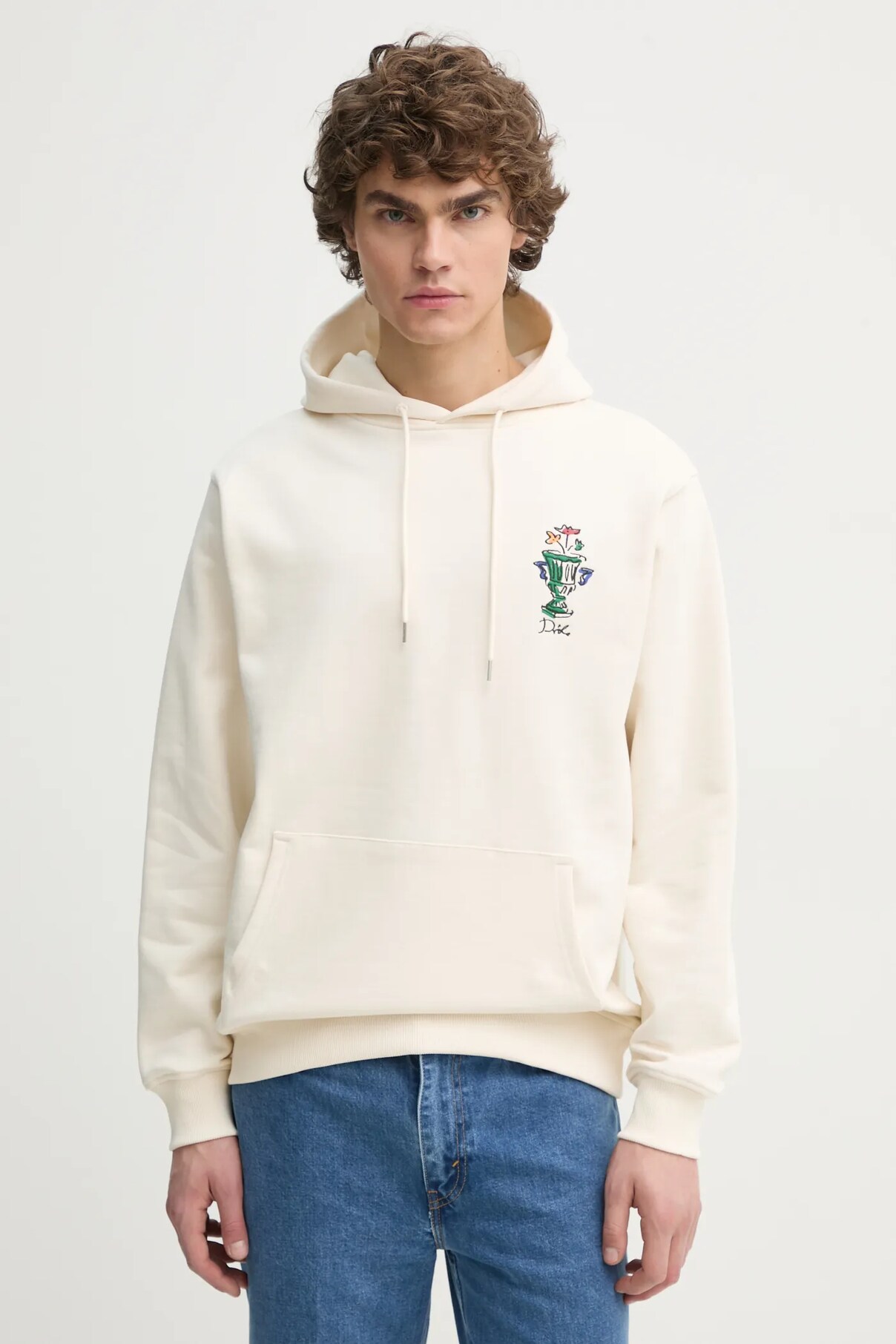 Хлопковая толстовка Le Hoodie Vase Drôle De Monsieur, бежевый
Хлопковая толстовка Le Hoodie Vase Drôle De Monsieur, бежевый