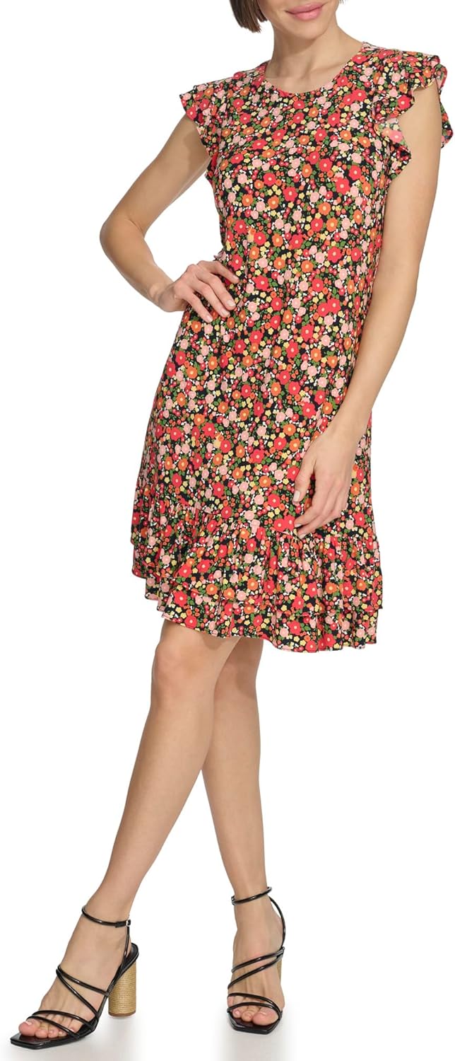 Женское платье-трапеция Tommy Hilfiger с короткими рукавами длиной до колена, Sky Captain Multi
Женское платье-трапеция Tommy Hilfiger с короткими рукавами длиной до колена, Sky Captain Multi