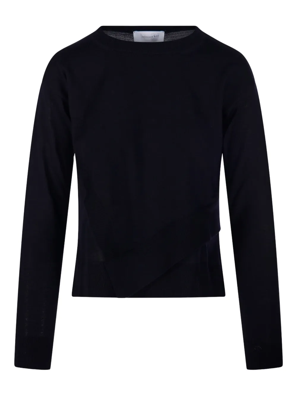 Свитер асимметричного кроя с драпировкой Daniele Fiesoli, черный
Свитер асимметричного кроя с драпировкой Daniele Fiesoli, черный