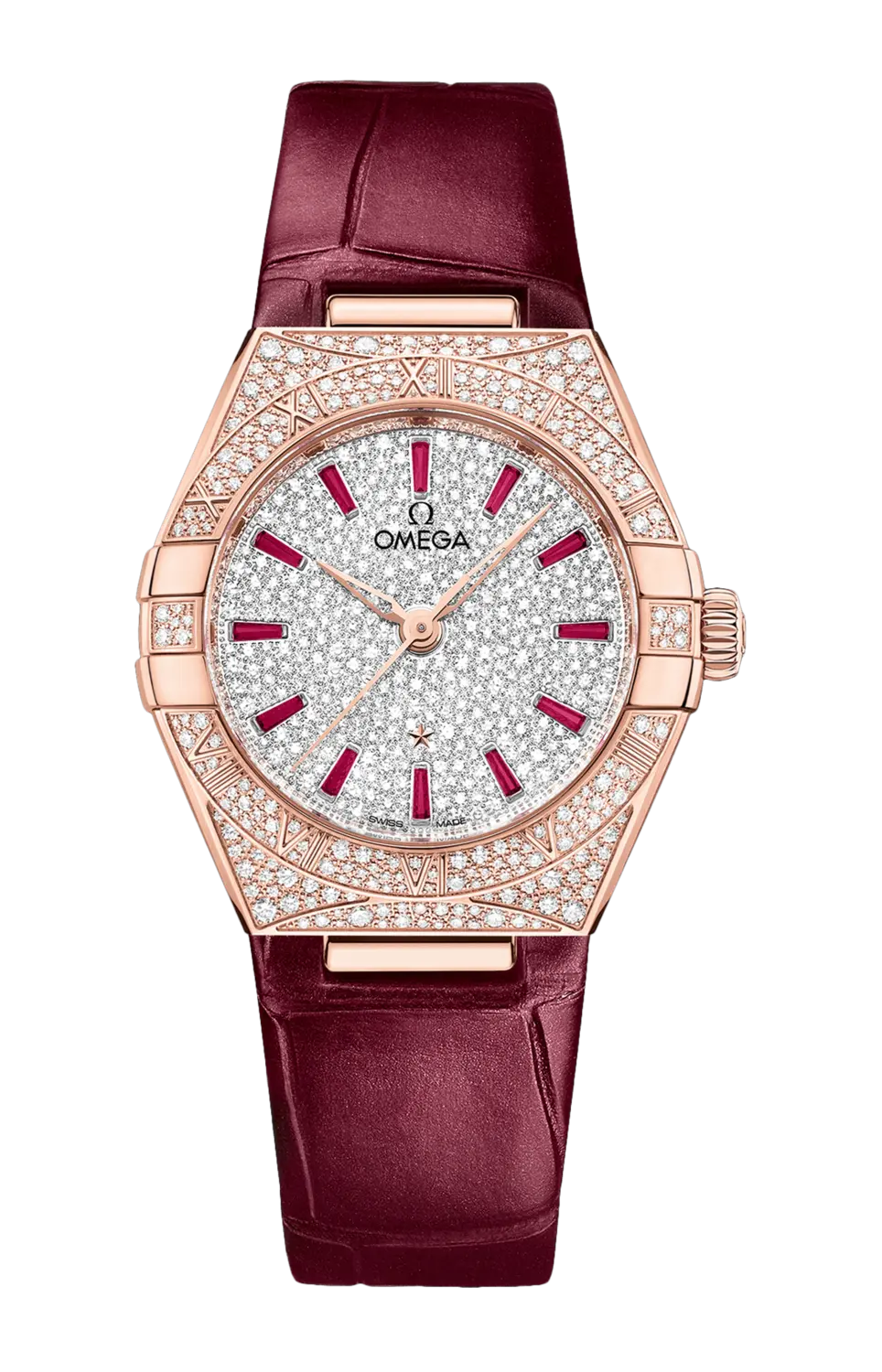 Часы Omega Constellation co‑axial master chronometer с бриллиантами 29 мм
Часы Omega Constellation co‑axial master chronometer с бриллиантами 29 мм