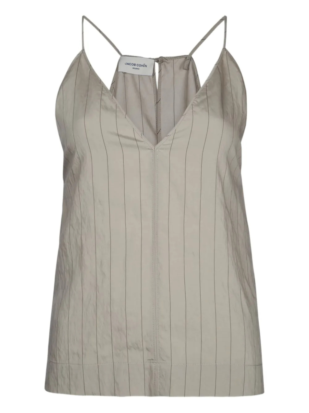 Полосатая блузка с V-образным вырезом Jacob Cohën, серый
Полосатая блузка с V-образным вырезом Jacob Cohën, серый